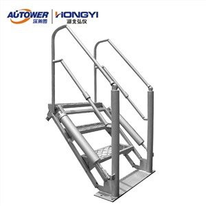 Steg vikbara trappor för toppladdning