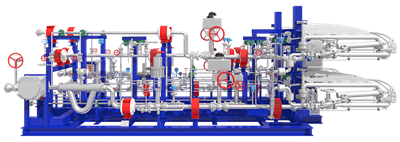 LNG Botten lastning Mätningssli